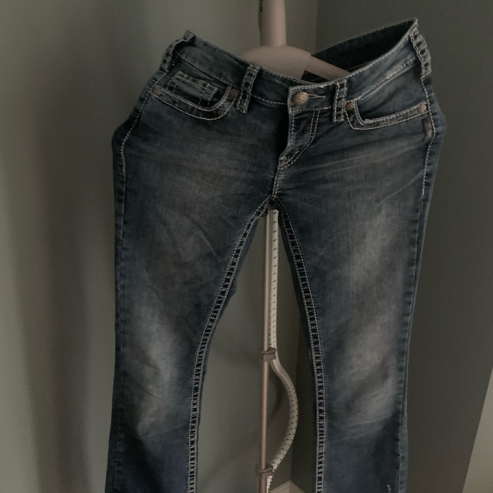Silver jeans